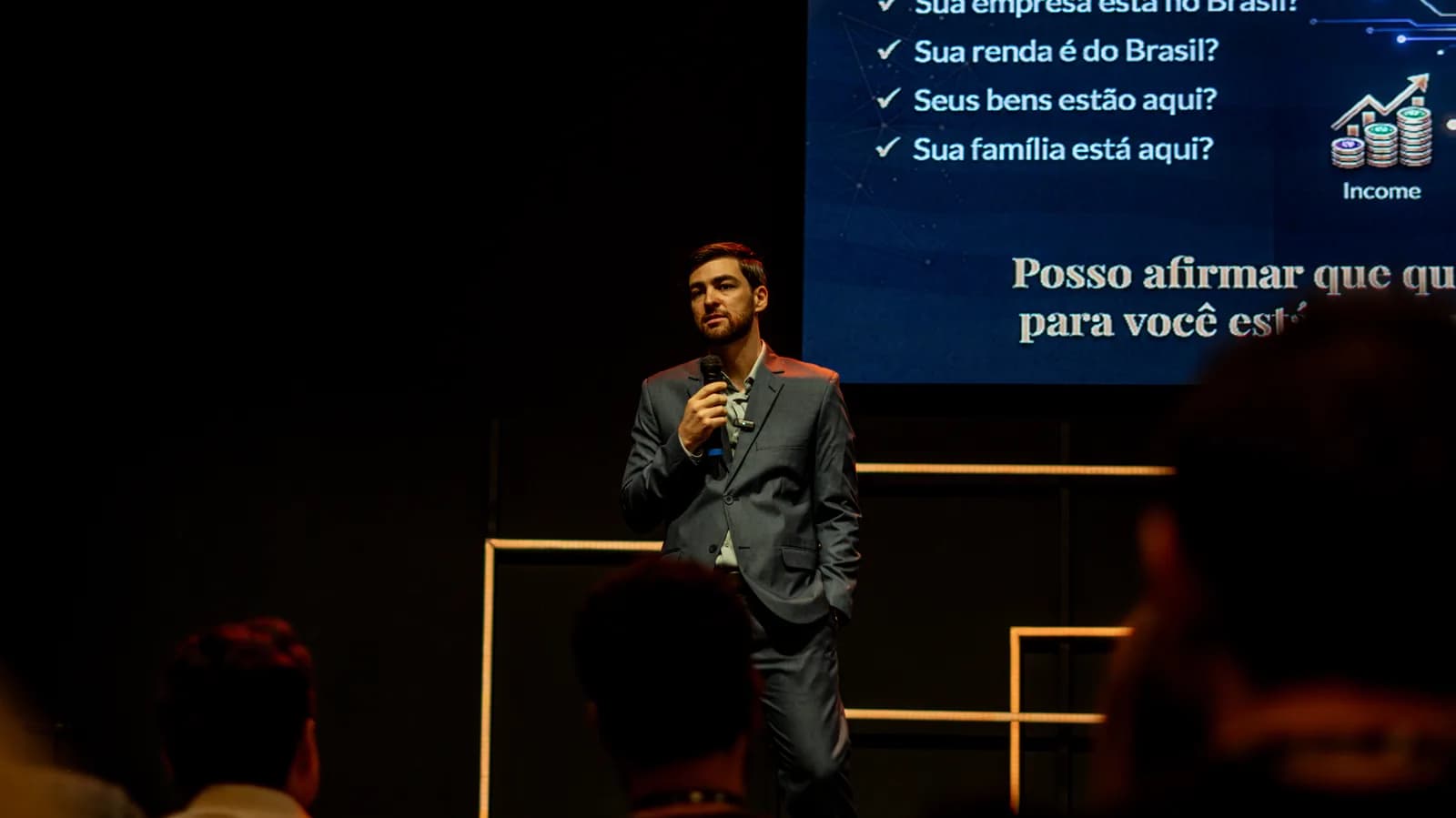 Palestra sobre abertura de empresa e planejamento patrimonial nos EUA em evento da Sofe Capital